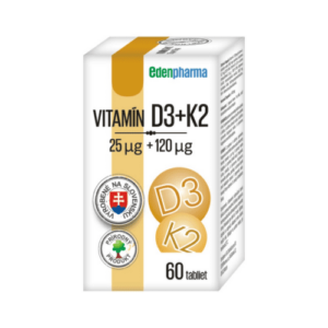 EDENPHARMA Vitamín D3 + K2 60 tabliet