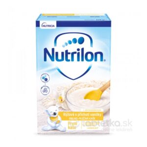 Nutrilon obilno-mliečna Prvá kaša ryžová s príchuťou vanilky